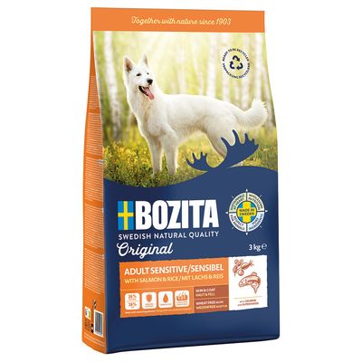 Bozita Original Adult Sensitive Haut & Fell mit Lachs & Reis - Weizenfrei