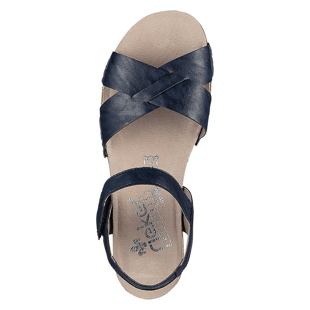Rieker Damen Riemchensandalen pazifikblau