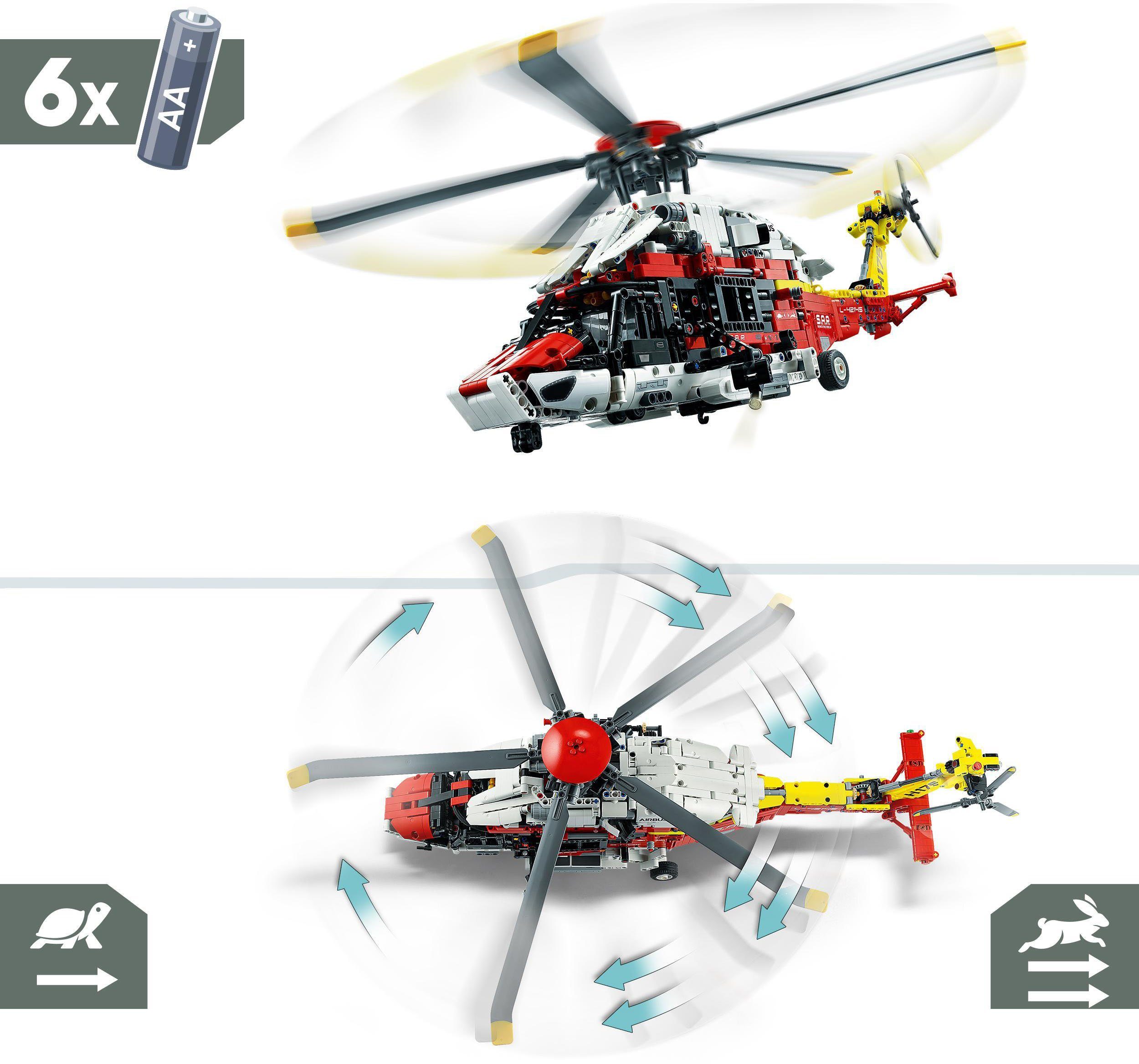 LEGO® Konstruktionsspielsteine Airbus H175 Rettungshubschrauber (42145), LEGO® Technic, (2001 St)