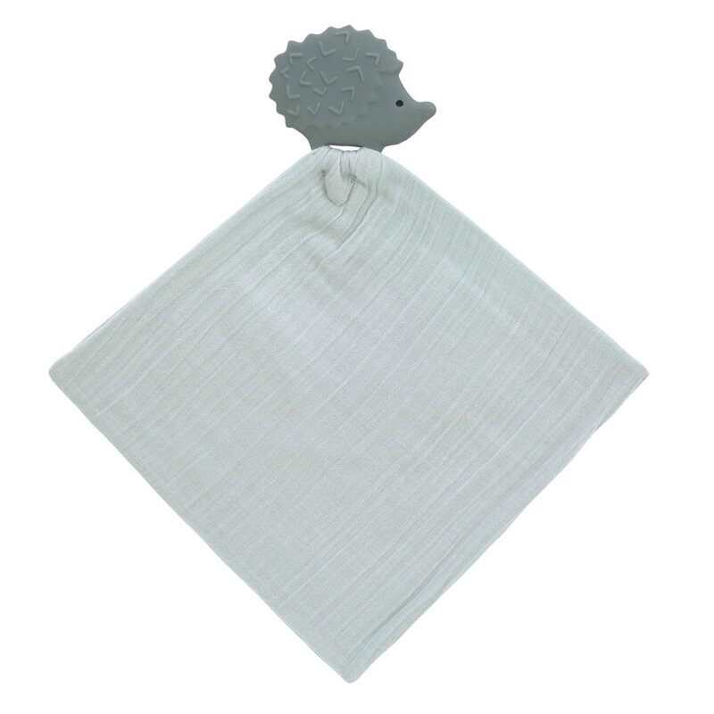 Anneau de dentition caoutchouc doudou Hérisson gris Lässig