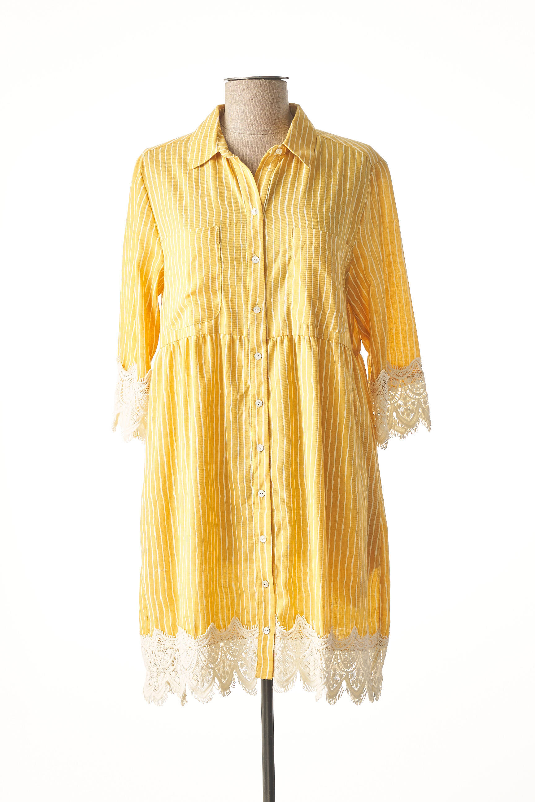 Valerie Khalfon Tuniquemanchelongue Femme couleur jaune