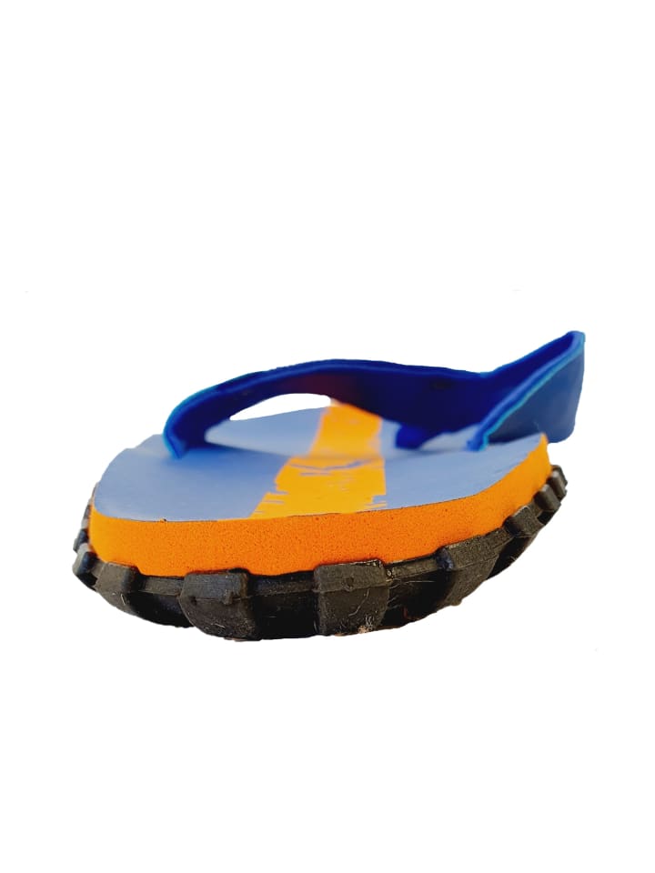 BECO the world of aquasports Zehentrenner BEactive V-Strap in blau-orange günstig kaufen