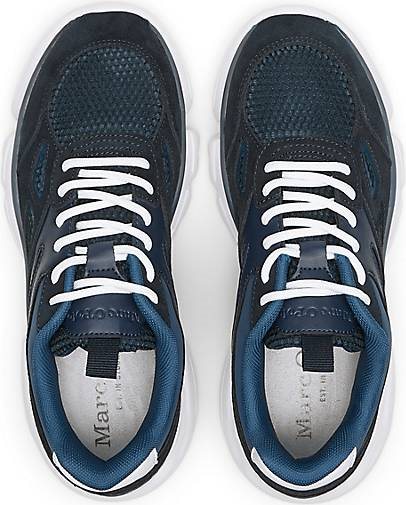Marc O'Polo Bulky-Sneaker aus recycelter Leder-Textil-Kombination