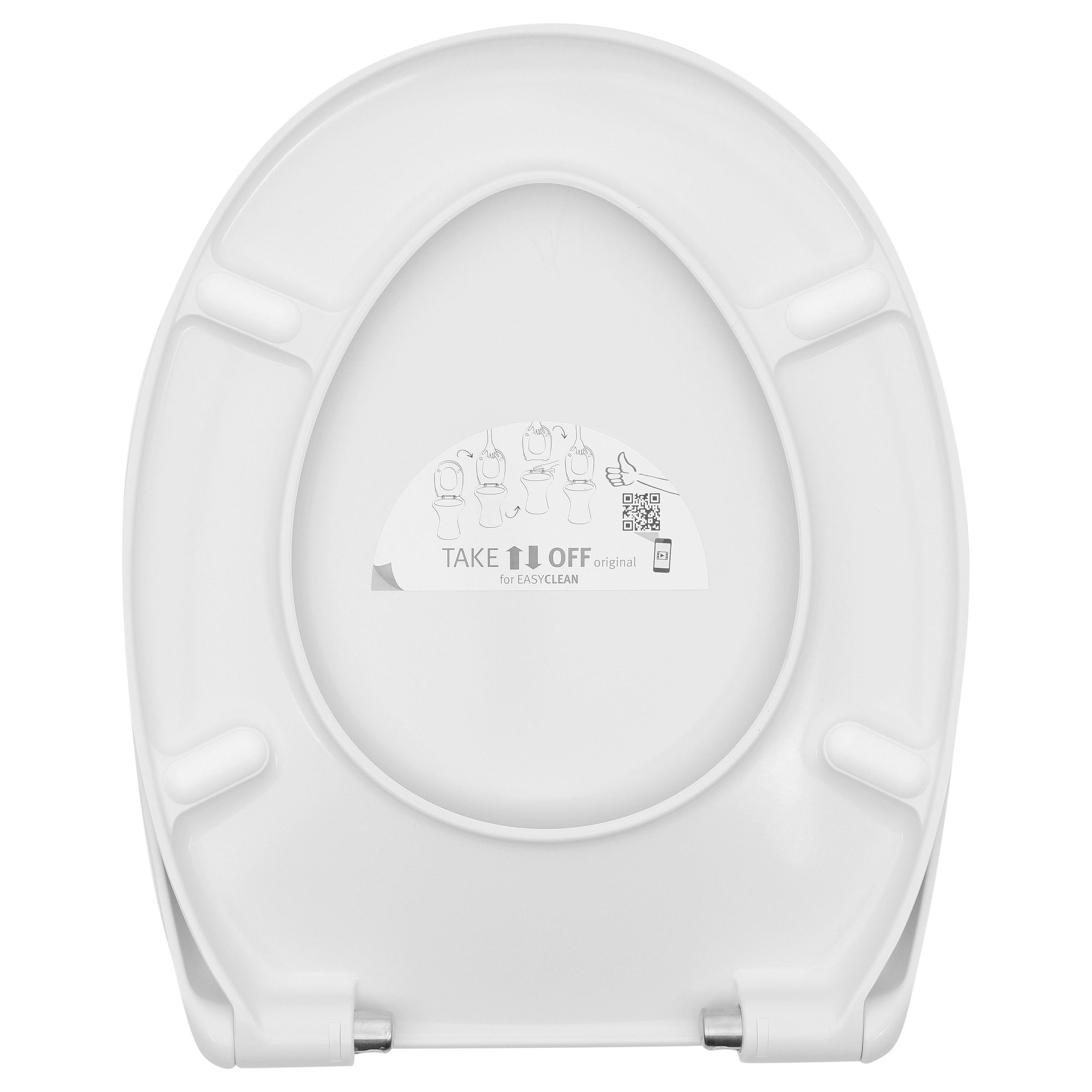 LUVETT WC-Sitz Premium C770 (Inklusive 3 Befestigungsarten), mit Original SoftClose® Absenkautomatik, Duroplast