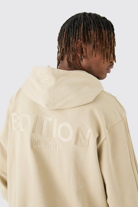 Tall Oversize Hoodie mit 1/4 Reißverschluss