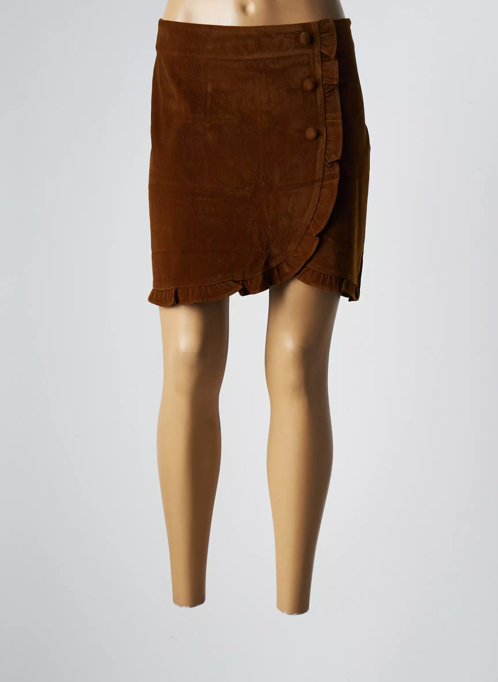 La Petite Etoile Jupes Courtes Femme couleur marron