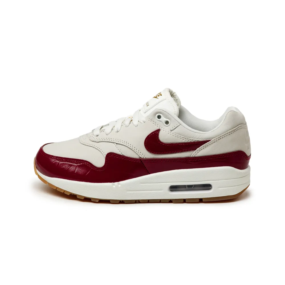 Nike Air Max 1 LX Team Red Leather FJ3169-100 / weiss