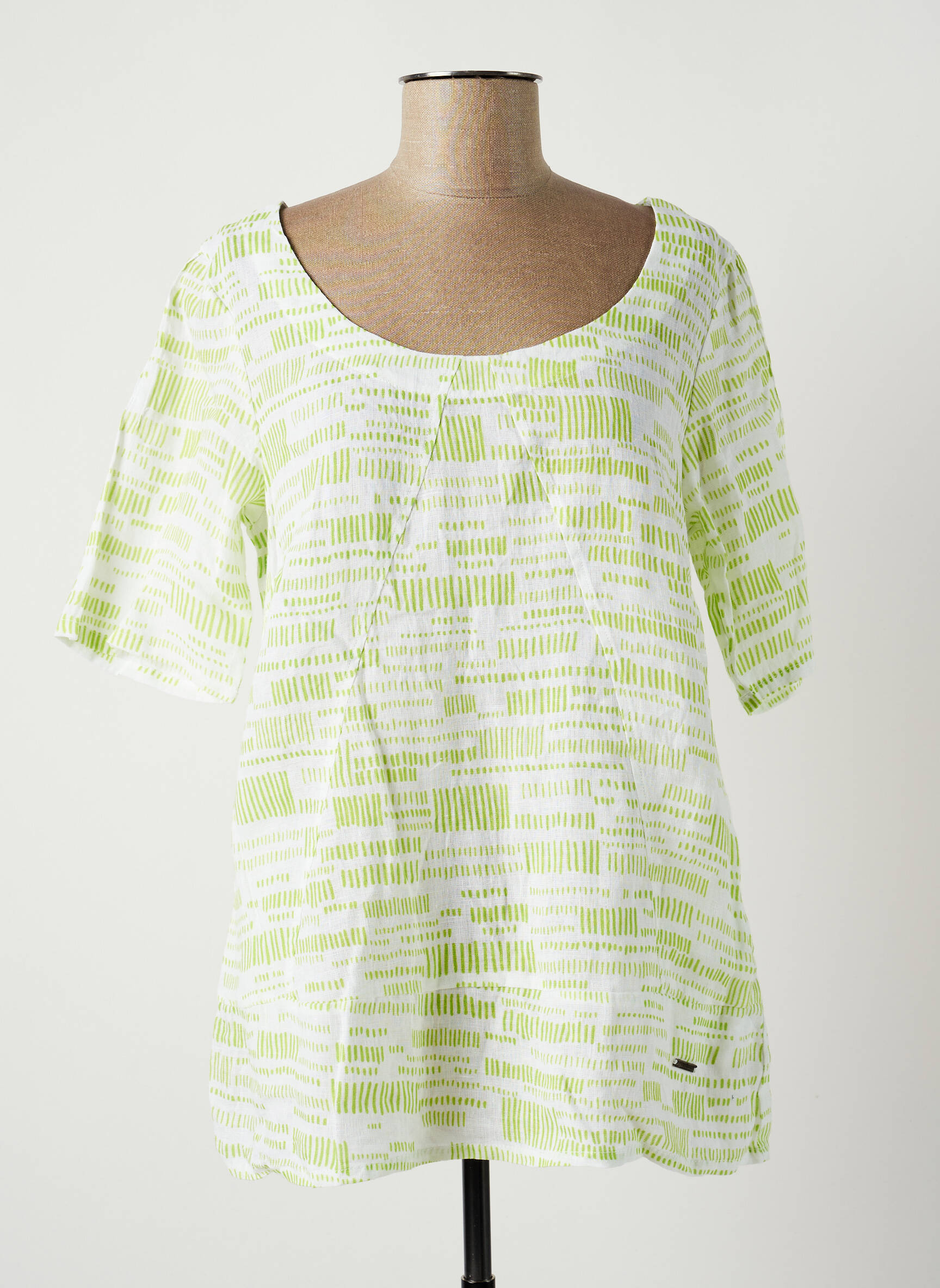 Agathe   Louise Tuniquemanchecourte Femme couleur vert