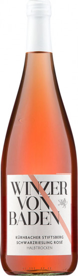 2022 Schwarzriesling Rosé Kürnbacher Stiftsberg halbtrocken 1,0 L - Winzer von Baden