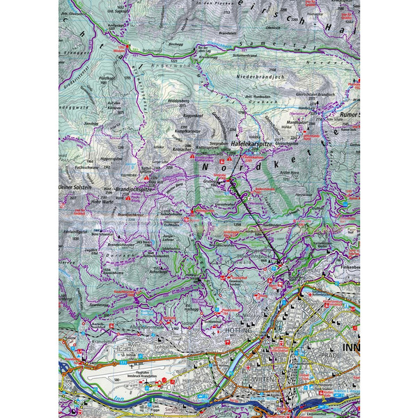 KuF Österreich Outdoorkarte 08 Alpenpark - Karwendel 1 : 35 000 - Wanderkarte