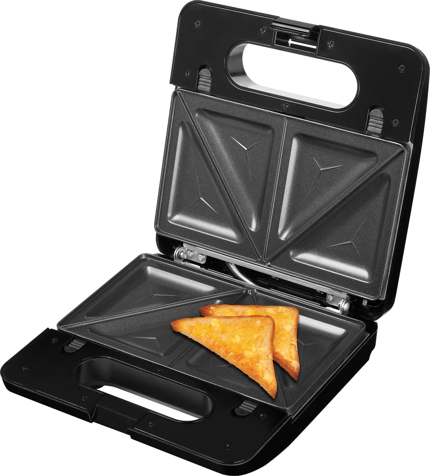 ECG Sandwichmaker S 3173 3in1 Triangle, 750 W, 3 Sätze austauschbarer Platten