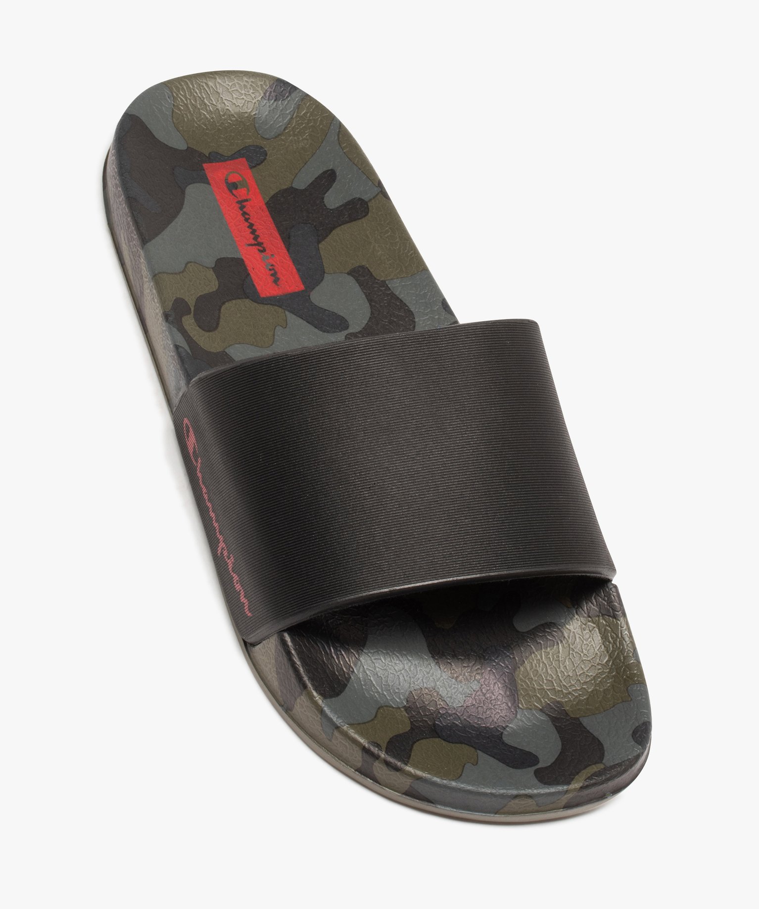 Mules de piscine homme avec bandeau en mousse et semelle imp... kaki | GEMO