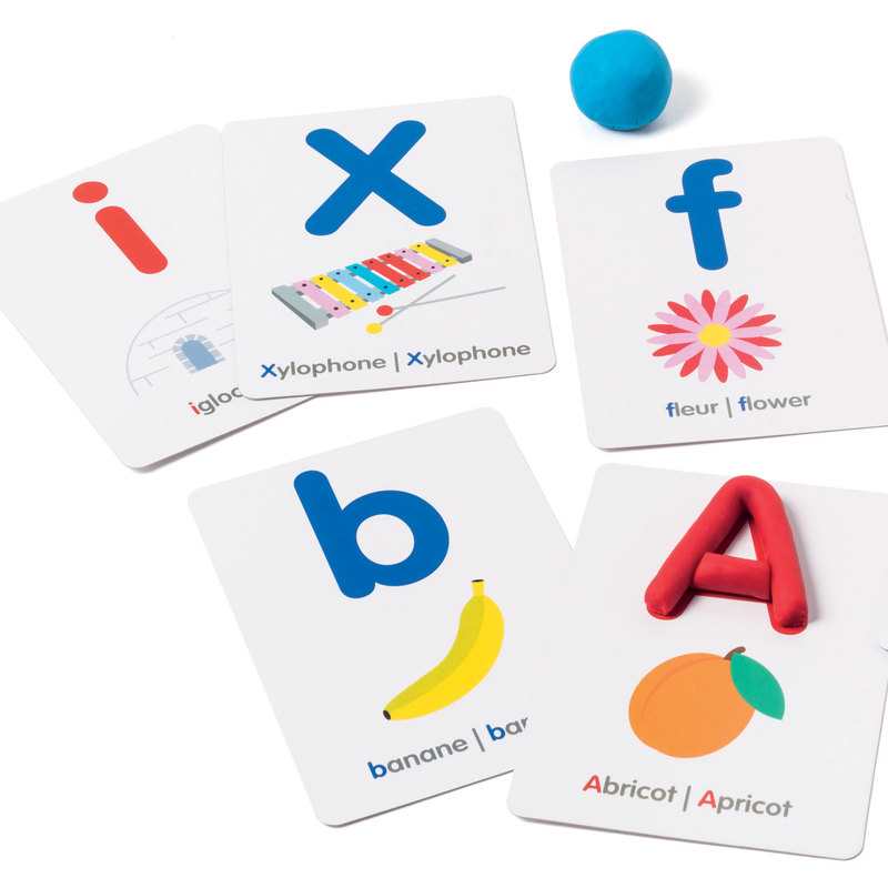 Coffret de lettres à modeler bilingue Oxybul