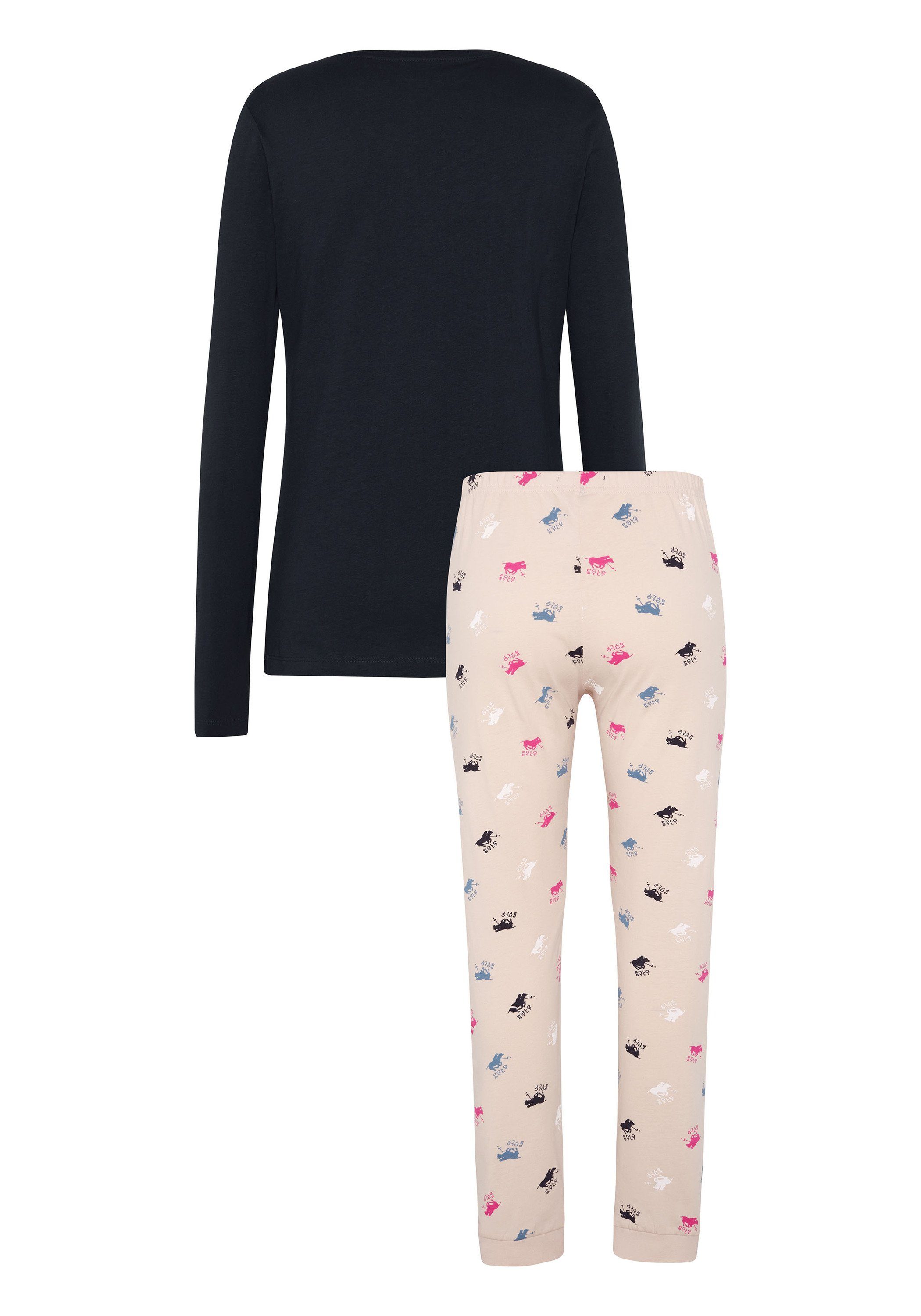 Polo Sylt Pyjama im Label-Design (Set, 2 tlg)