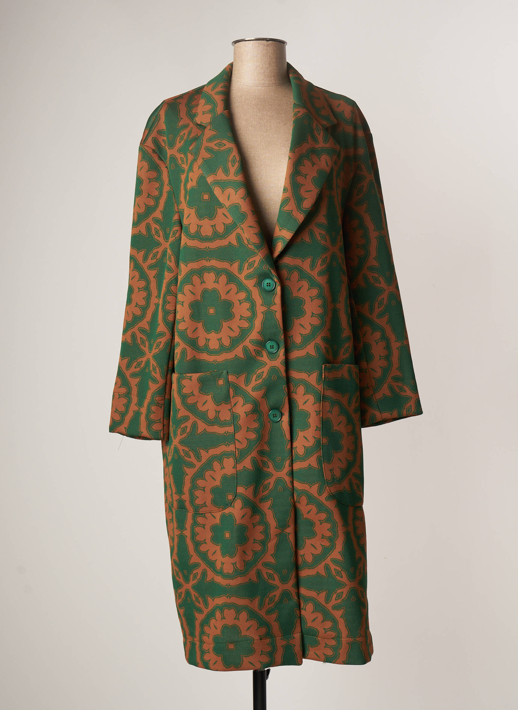 Scarlet Roos Manteaux Longs Femme couleur vert