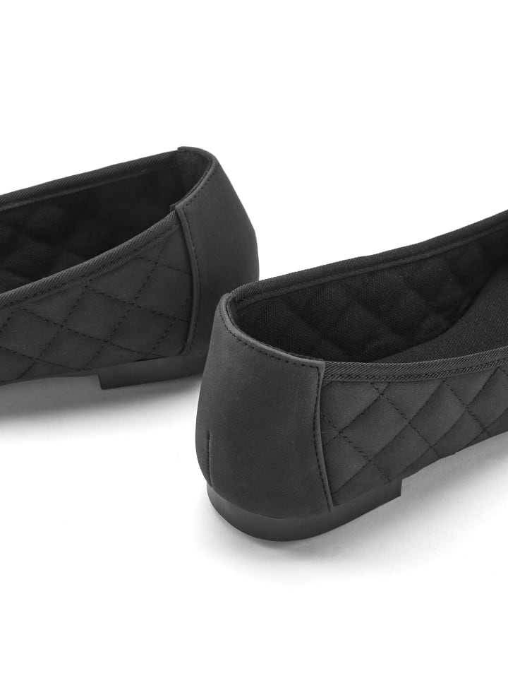 LASCANA Ballerina in schwarz günstig kaufen