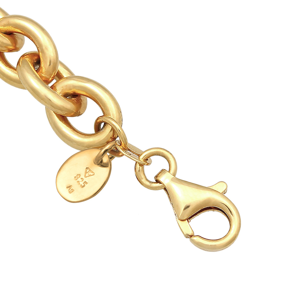 Elli PREMIUM Elli PREMIUM Bracelet de Cheville Femmes Bracelet de Cheville Maillons Baroque av Bijoux