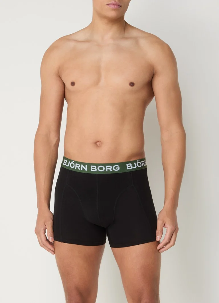 Björn Borg boxeralsó logós szalaggal, 5 darabos csomagban