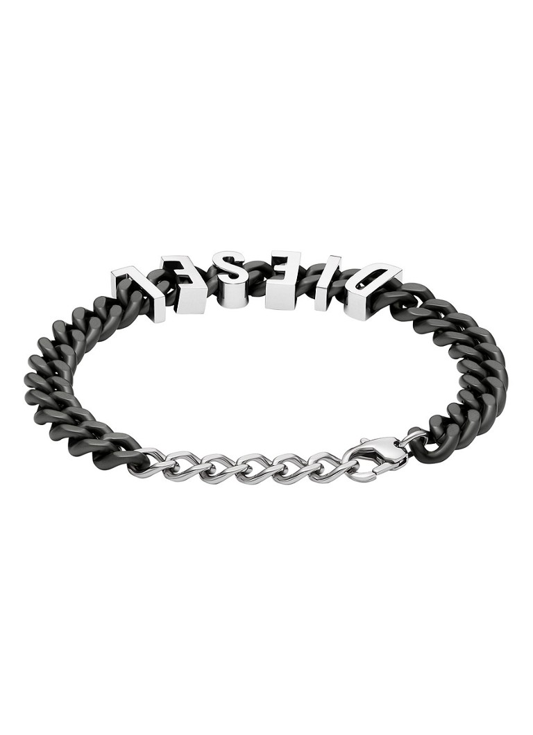 Diesel  Steel armband met logo DX1486060
