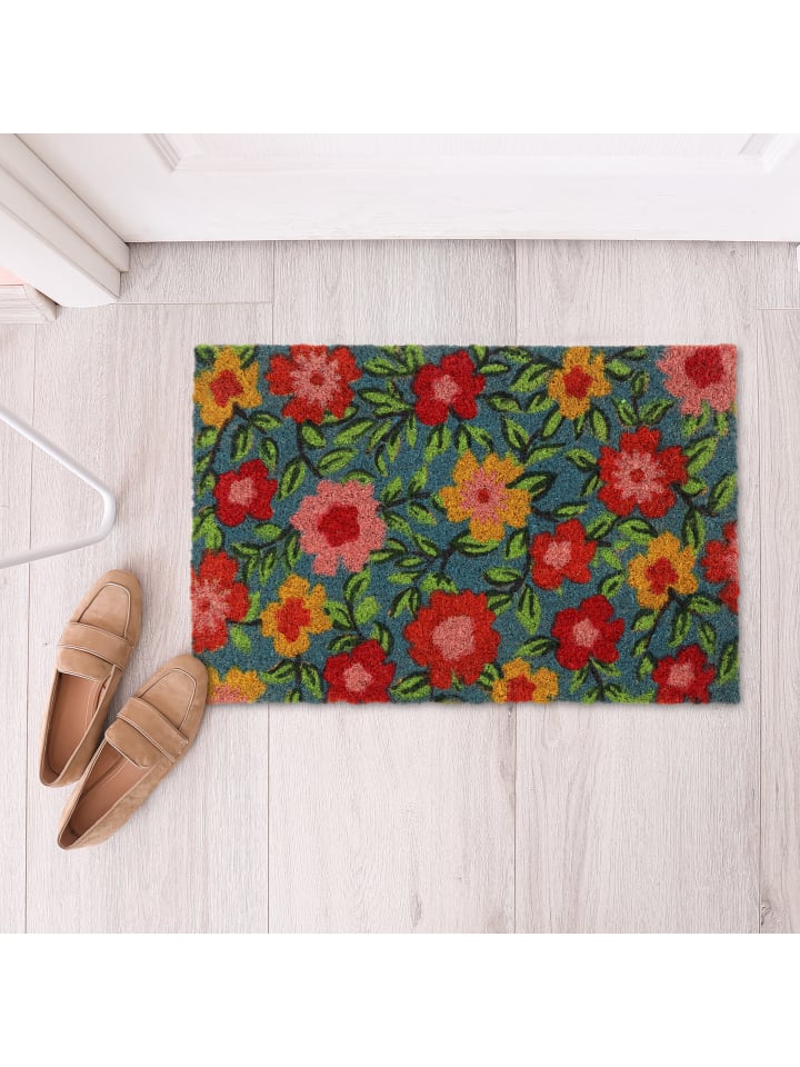 relaxdays Kokosfußmatte in Bunt - 60 x 40 cm günstig kaufen onesize