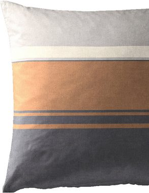 Bettwäsche 3892, BIERBAUM, Biber, 2 teilig, 100 % Baumwolle, pflegeleicht, kuschelig warm, gestreift