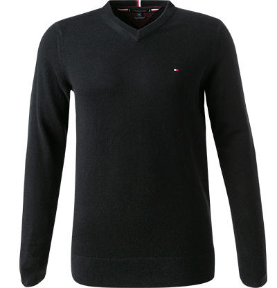Tommy Hilfiger, Pullover, Pima Baumwolle-Kaschmir, schwarz