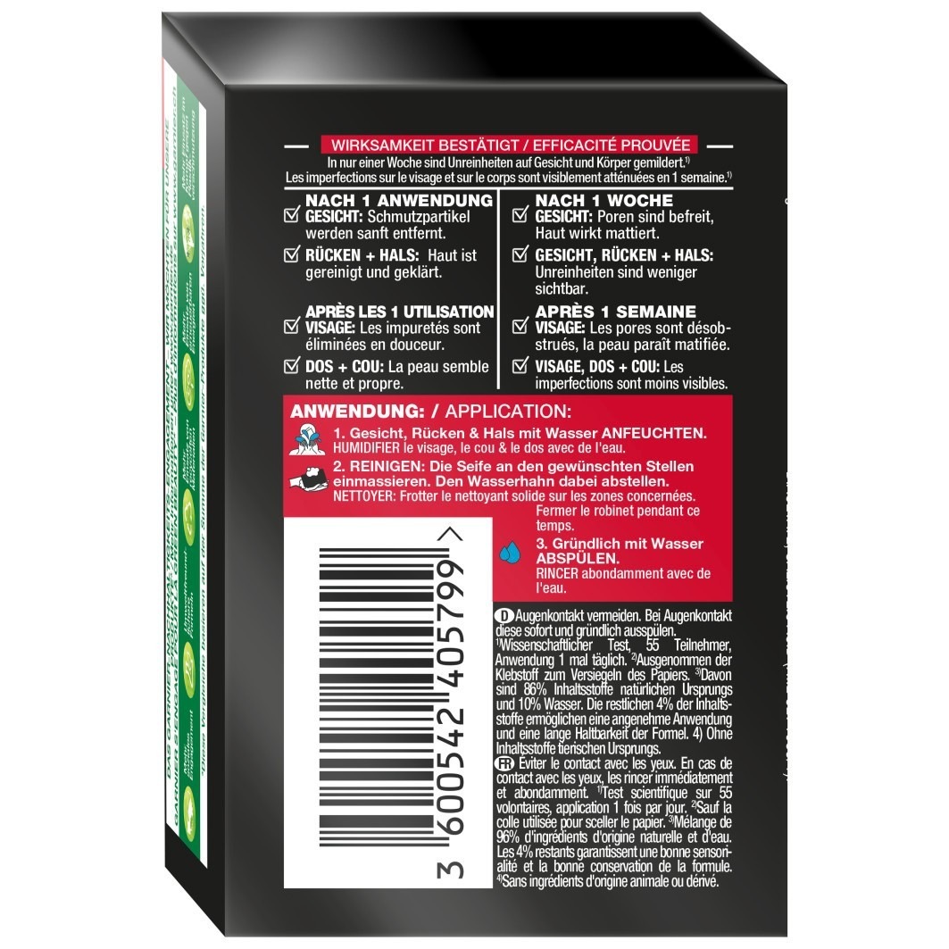Hautklar PureActive Feste Reinigung mit Kohle