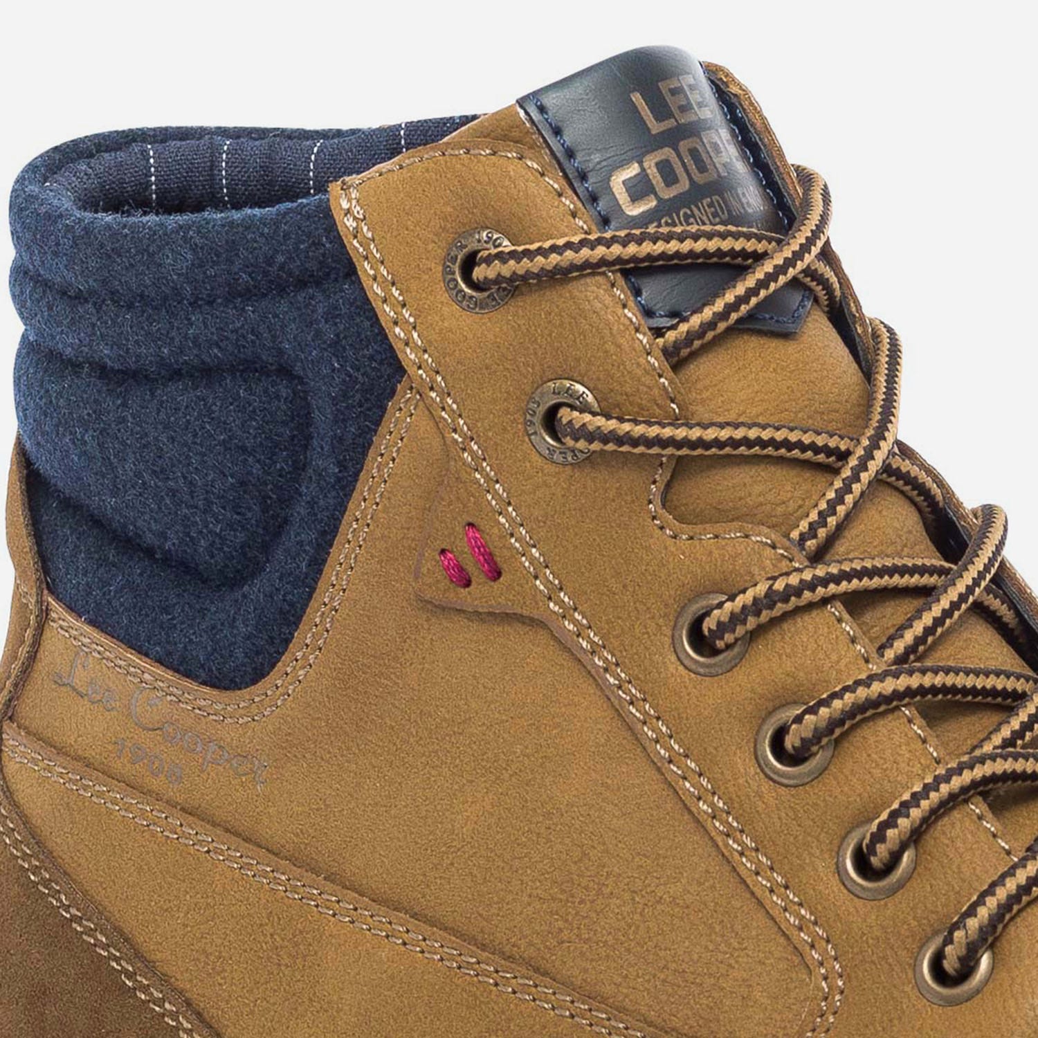 Boots LEE COOPER miel et bleu marine