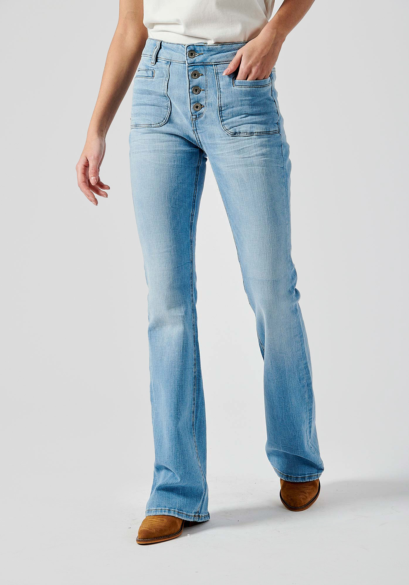 LUCKY  Jean bootcut Femme