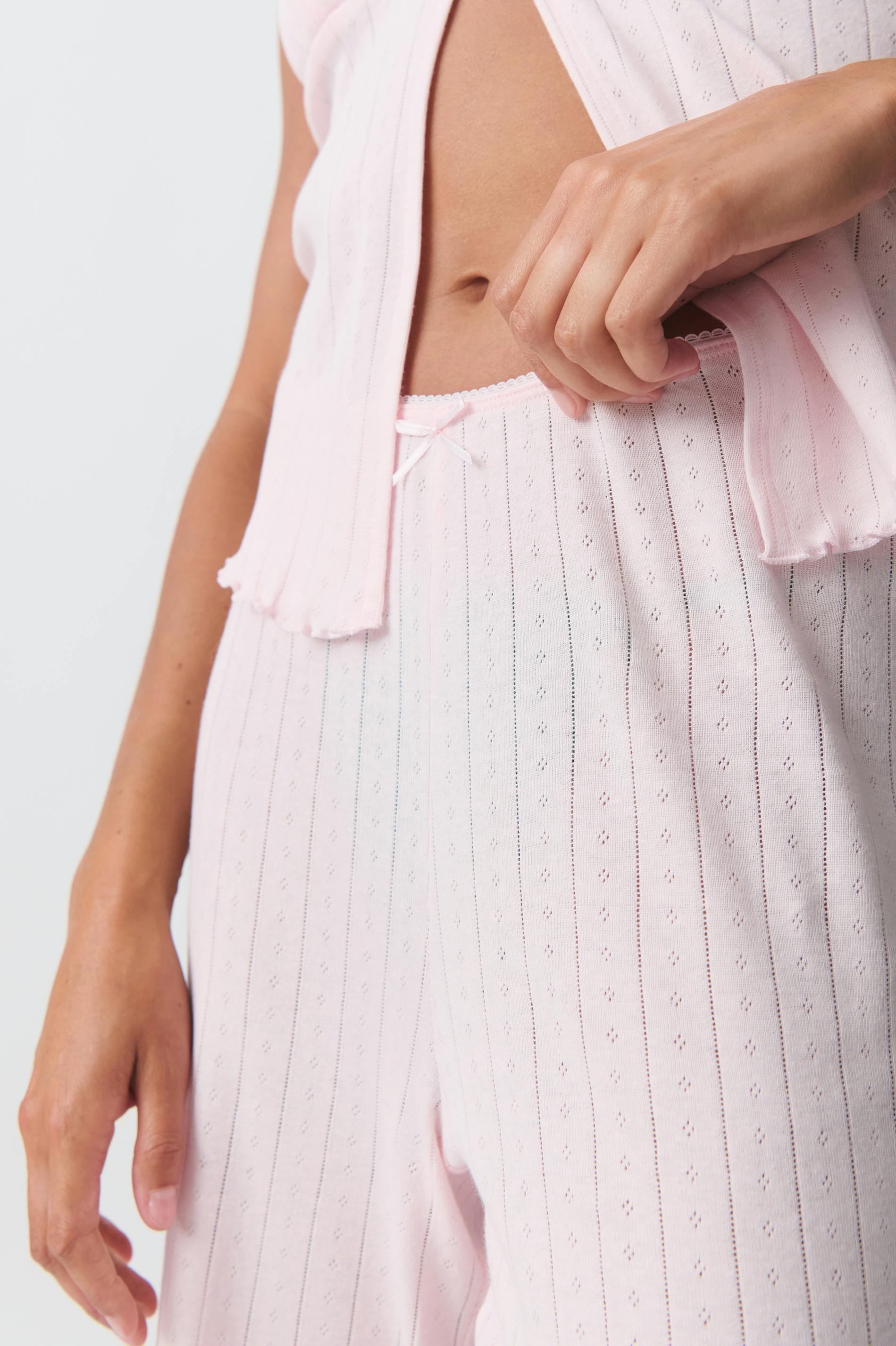 Pointelle pyjamas trousers