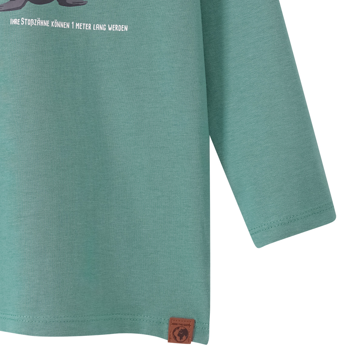 Kinder Langarmshirt mit Walross-Print