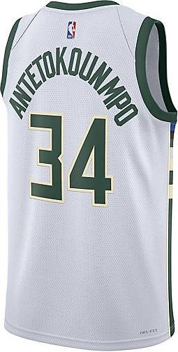 Nike Performance Herren Basketballtrikot NBA MILWAUKEE BUCKS GIANNIS ANTETOKOUNMPO G-SWINGMAN JERSEY ASSOCIATION 2022/23