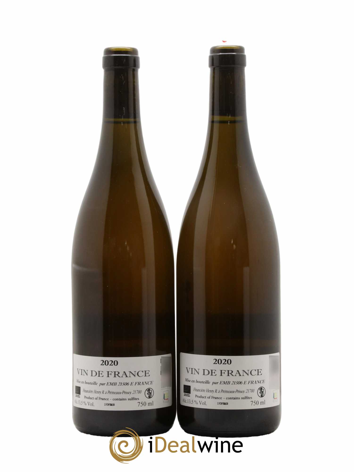 Vin de France Blanc de Macération Prieuré Roch  2020 - Lot de 2 Bouteilles