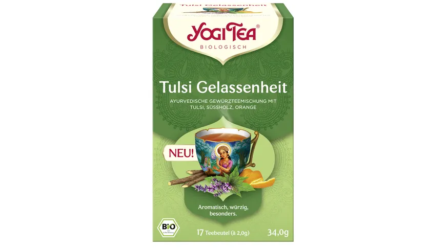 YOGI TEA Bio Geürzteemischung Tulsi Gelassenheit 34 g