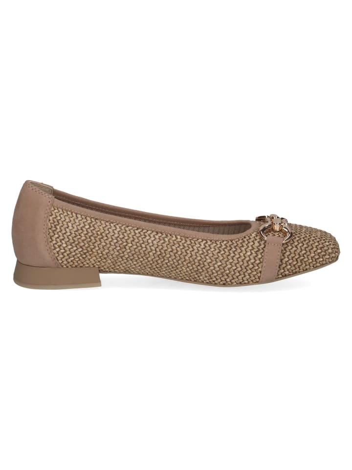 Caprice Ballerina Ballerina in beige günstig kaufen