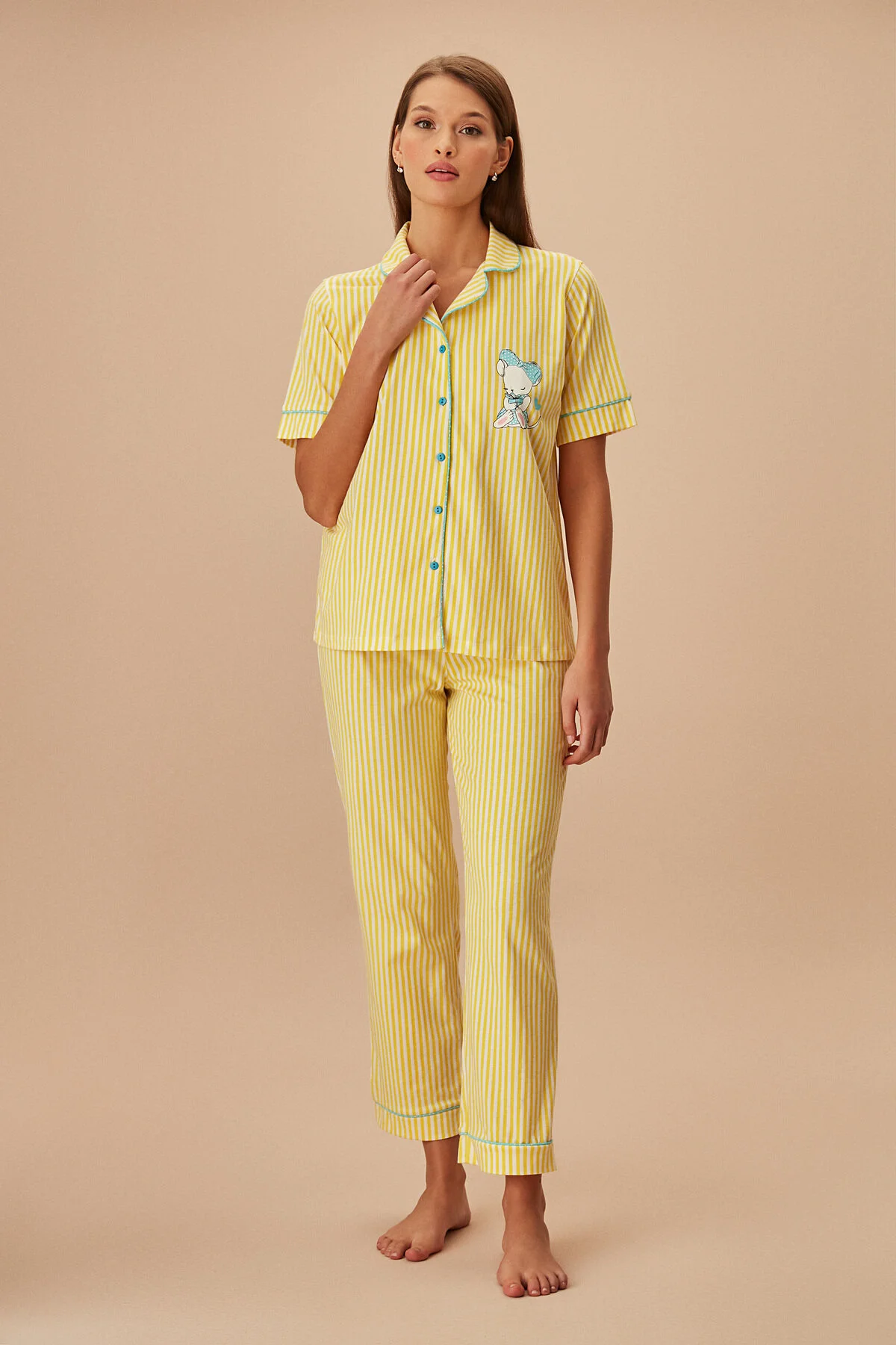 SUWEN  Lulusu Maskulines Pyjama-Set