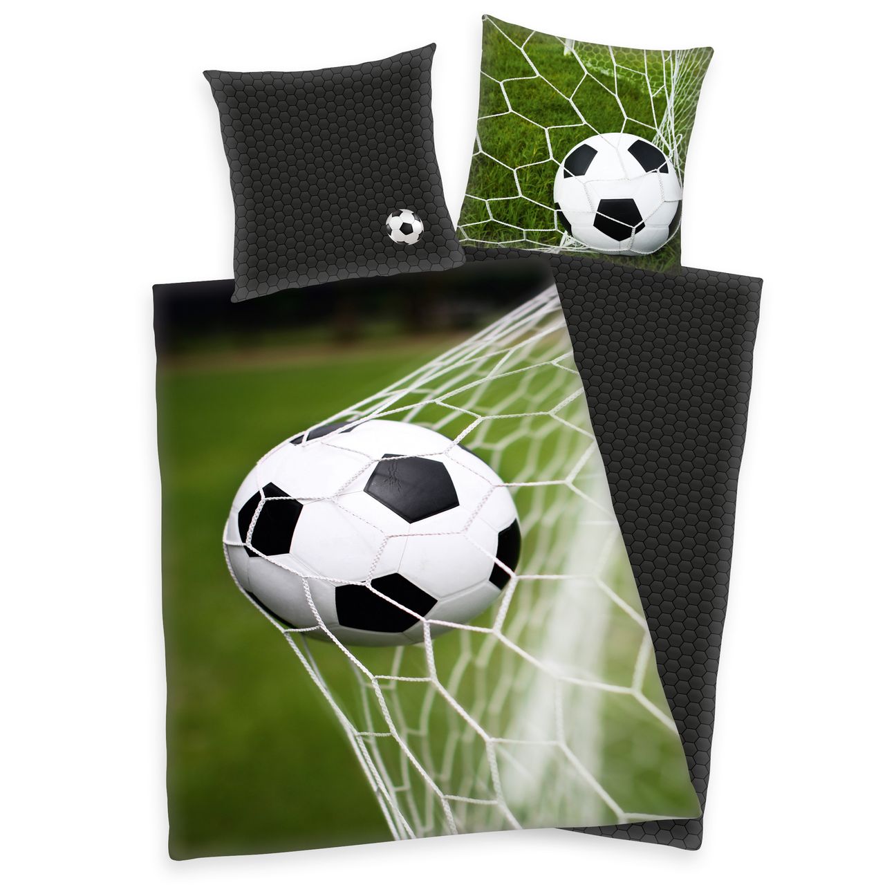 Herding Fußball Bettwäsche, Größe: 135 x 200 cm