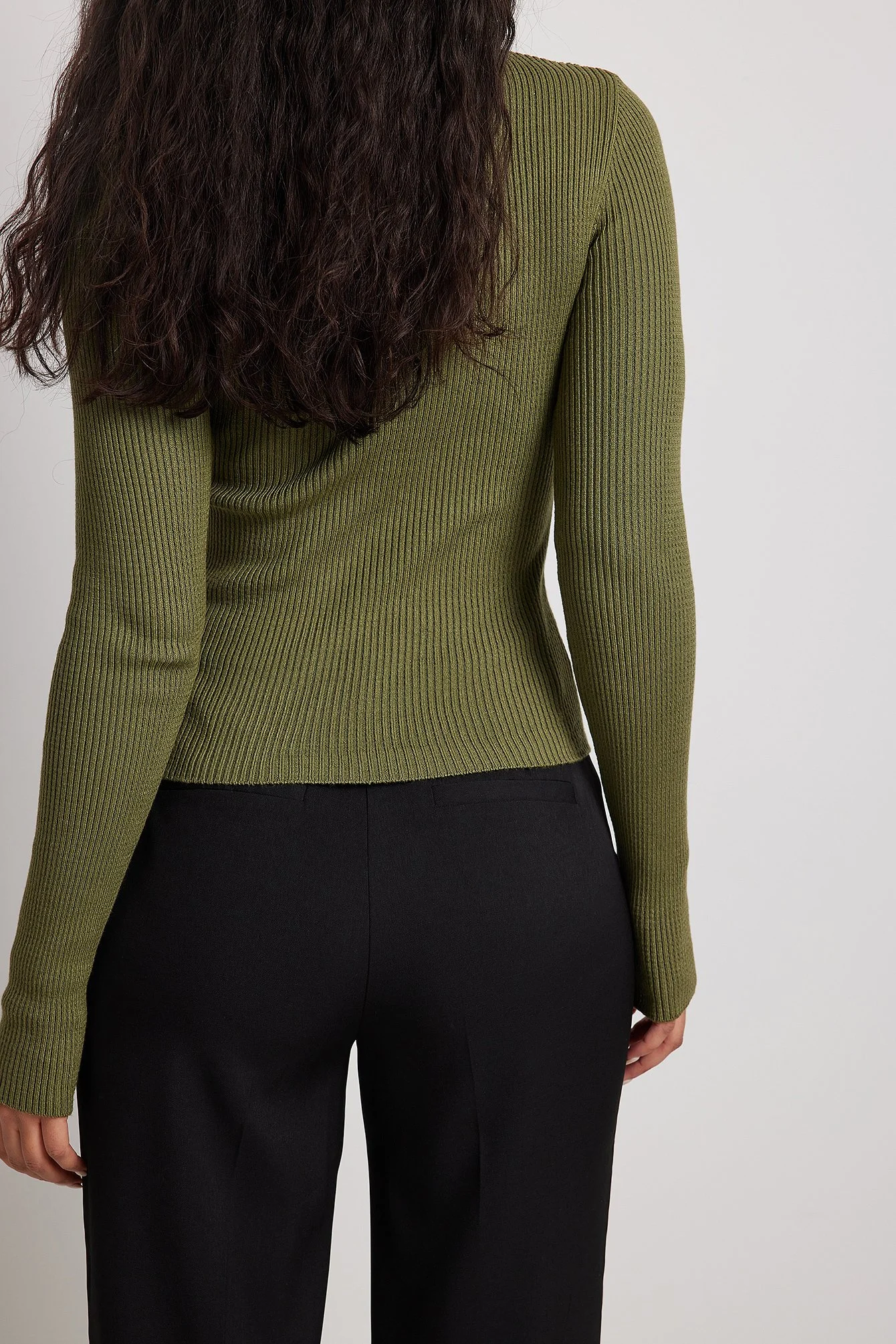 Gerippter Pullover