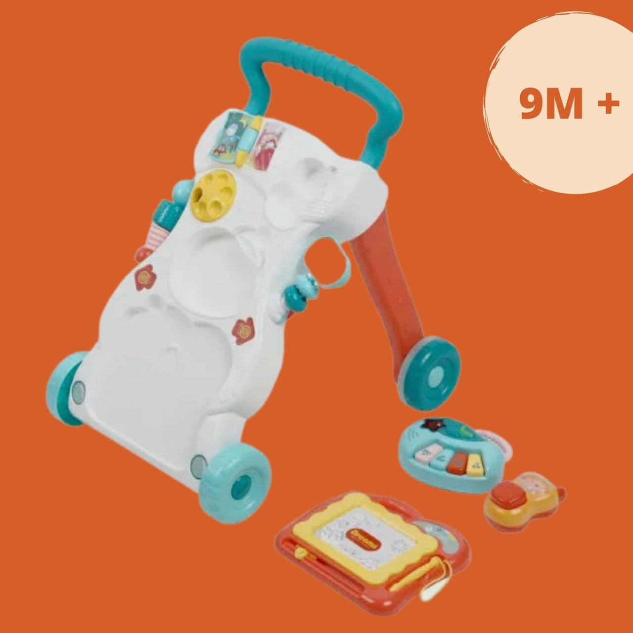 Coemo Lauflernwagen Leo ab 9 Monate Weiß