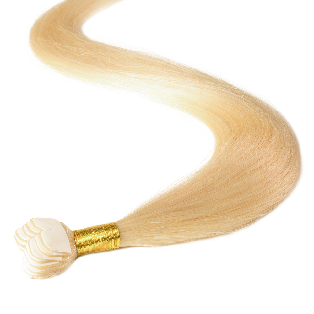 hair2heart Extensions adhesives Mini Tape Premium cheveux naturels #22 Blond doré extensions