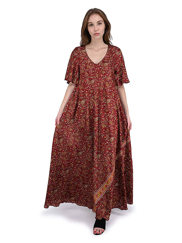 Namaste Kleid in Bordeaux günstig kaufen 34-38