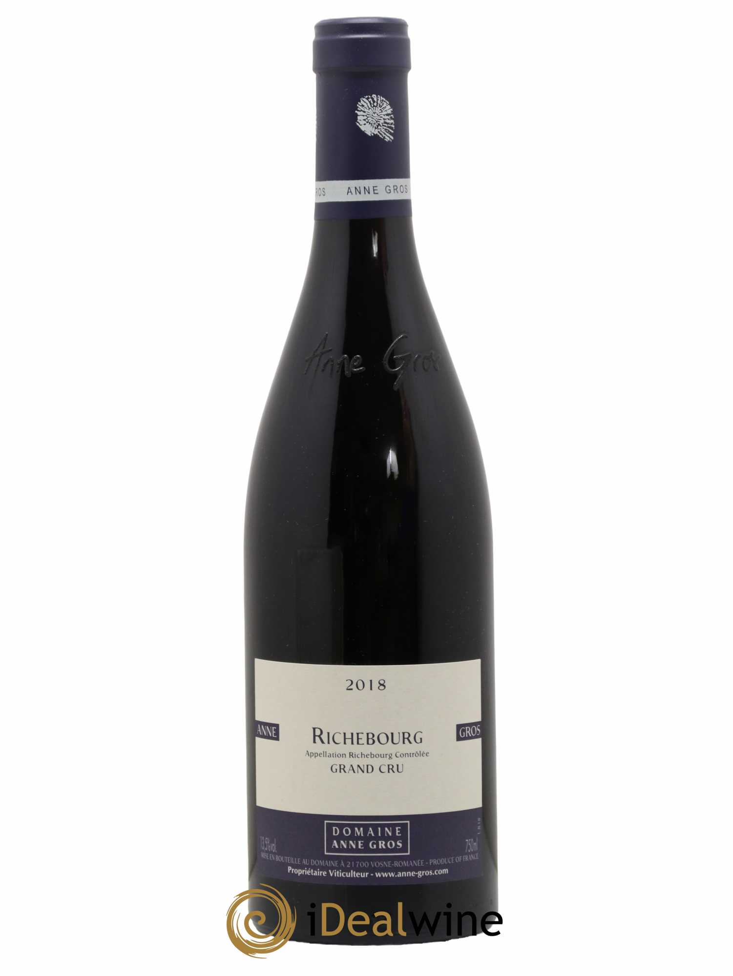 Richebourg Grand Cru Anne Gros  2018 - Lot de 1 Bouteille