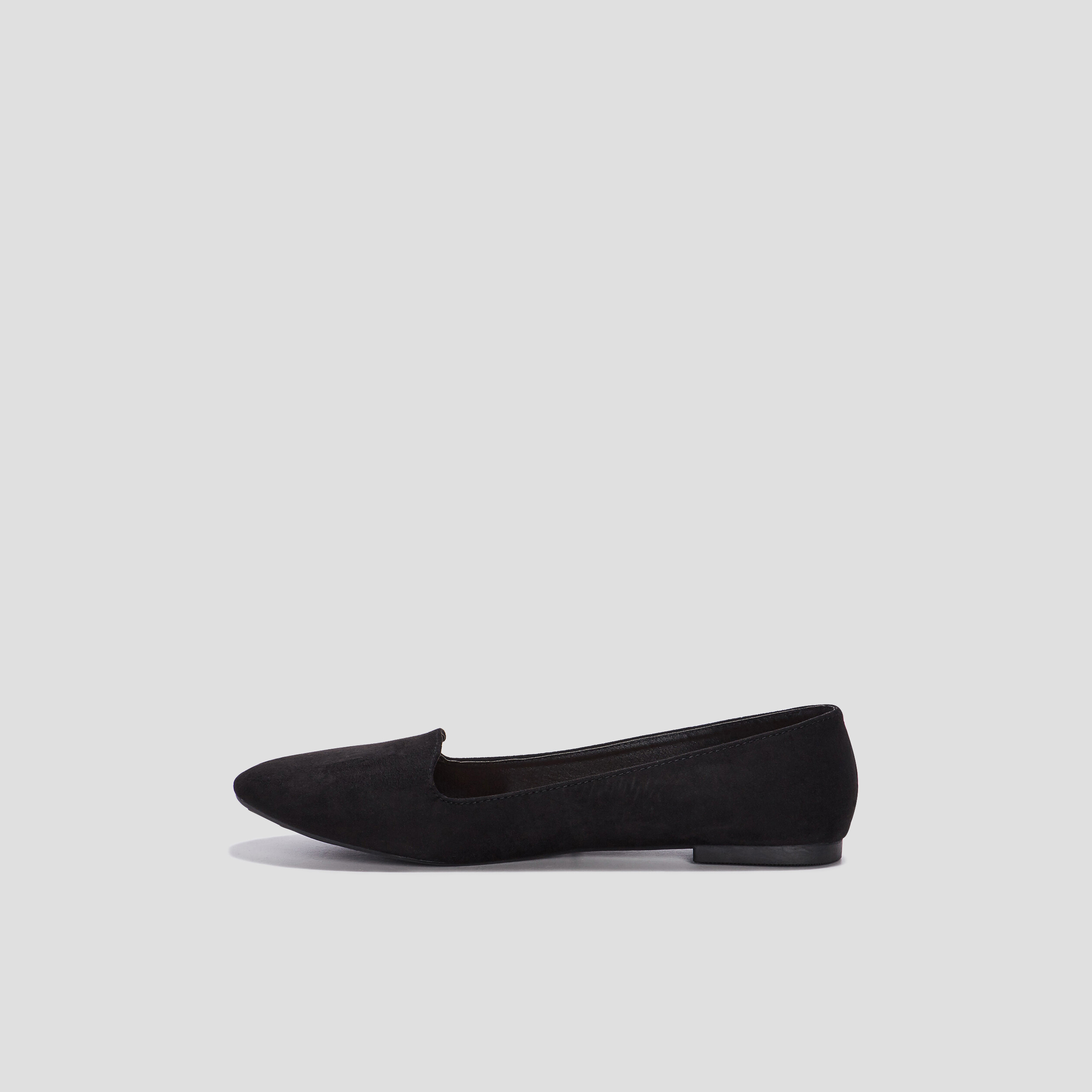 Ballerines esprit mocassins noir femme | La Halle