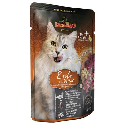 Leonardo Katzenfutter Finest Selection Pouch 16 x 85 g