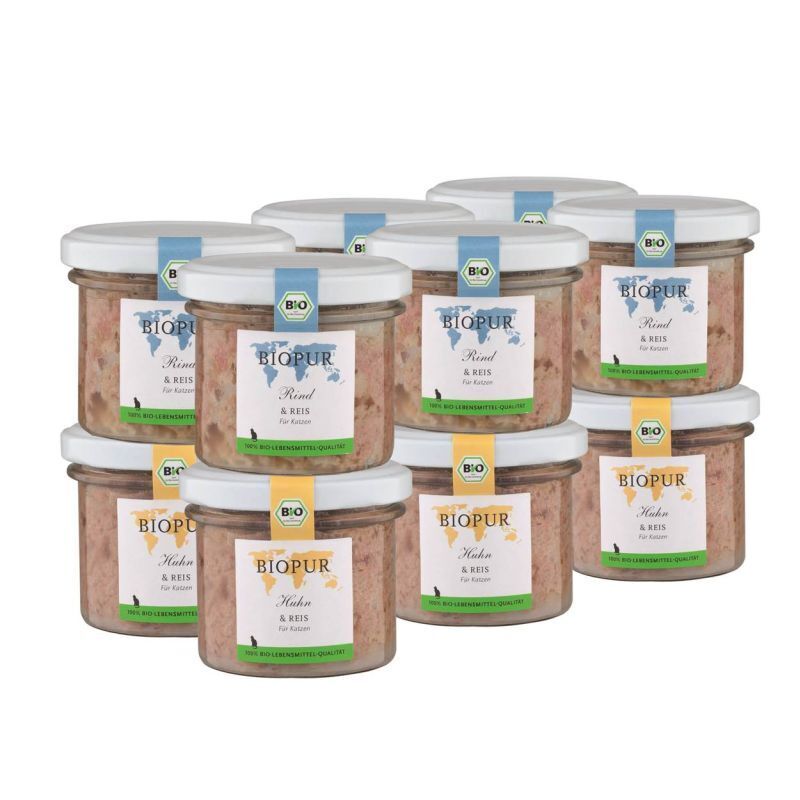 BIOPUR Biofutter BIOPUR Adult Mixpaket 12x100g