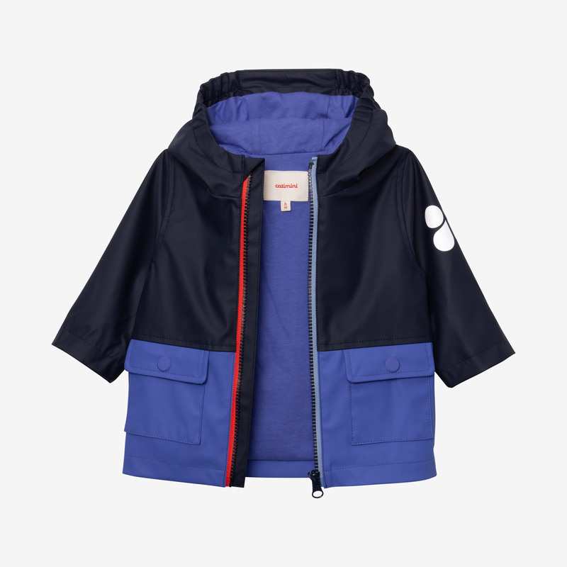 Parka bébé bicolore bleu Catimini