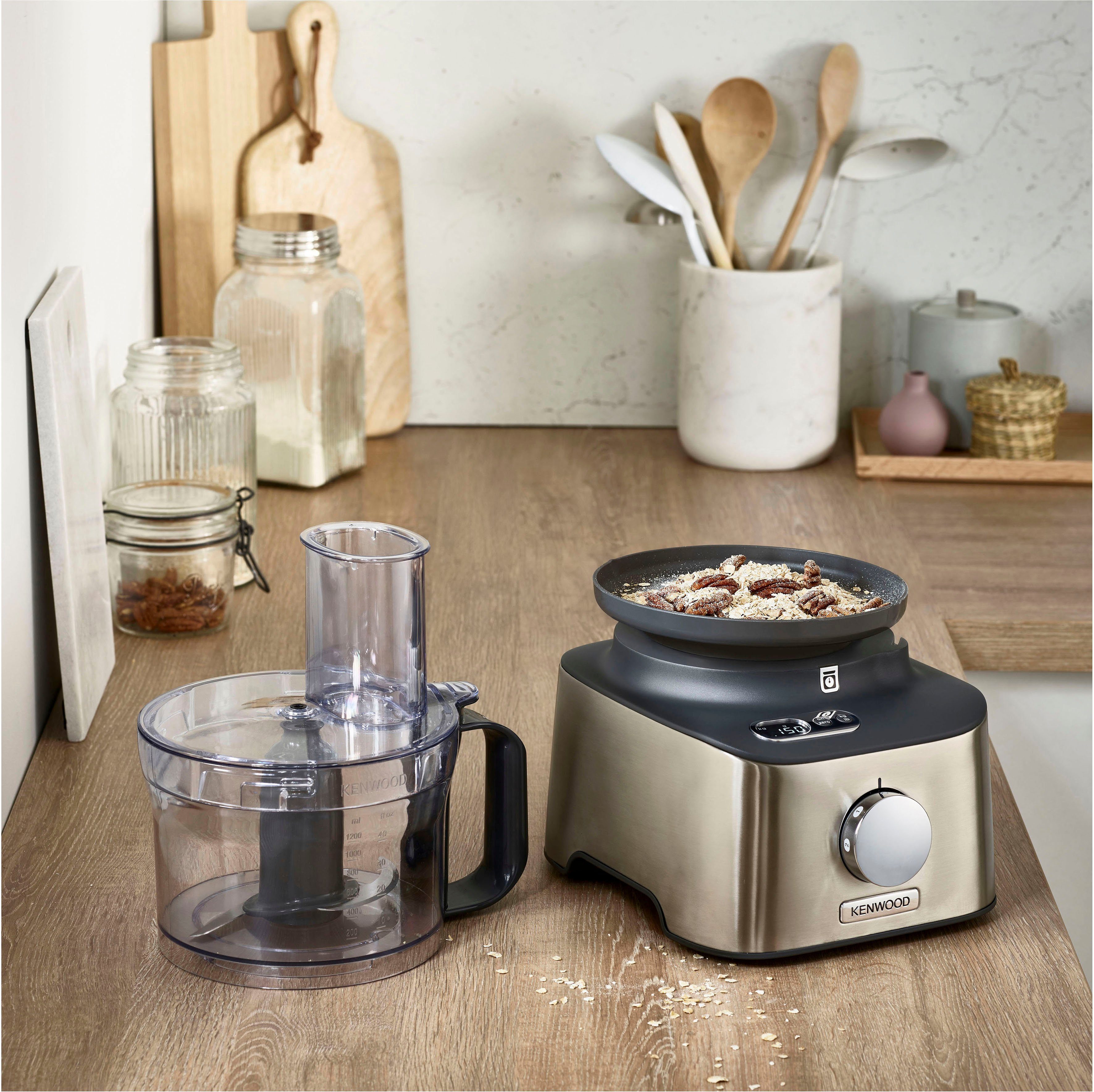 KENWOOD Kompakt-Küchenmaschine Multipro Compact+ FDM313SS, 800 W, mit integrierter Waage