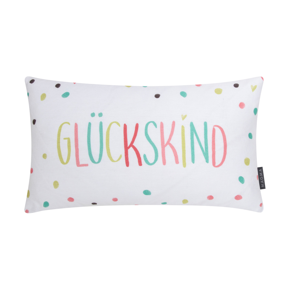 Dekokissen Glückskind bunt