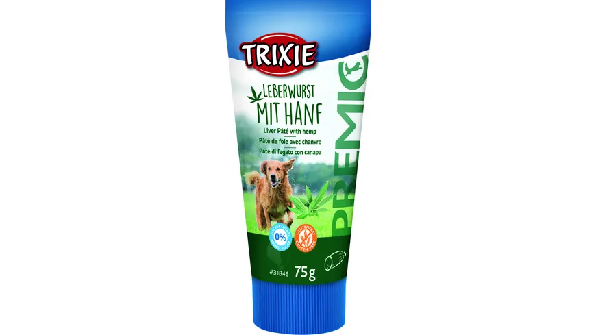 Trixie Hundesnack Dog Leberwurst mit Hanf, 75 g 75 g