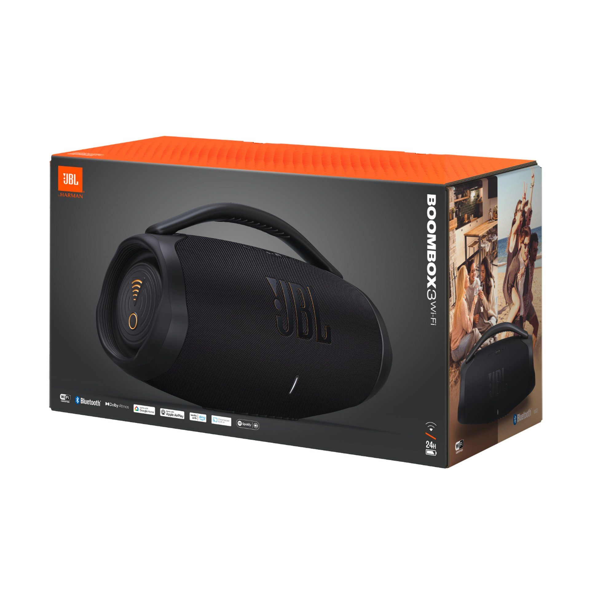 JBL Boombox 3 Wi-Fi Party-Lautsprecher (WLAN (WiFi), 80 W)